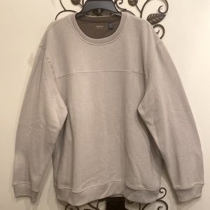 NWT  Saranac Fleece Sweatshirt from Arrow   Cotton/Polyester  Rock Heather   XL